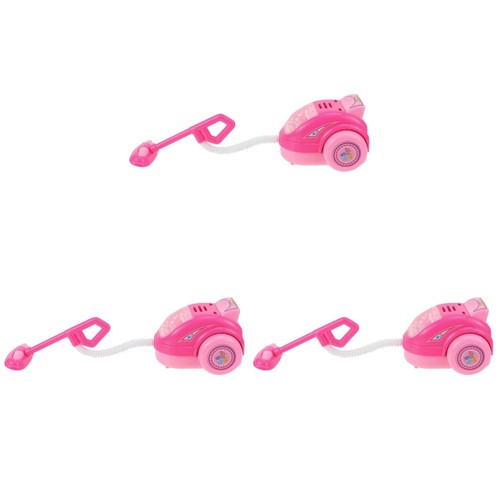 Pink plastic vacuum cleaner - pink,