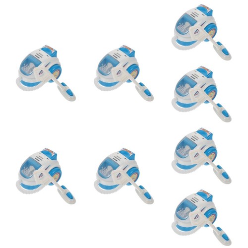 Compact blue plastic - blue, dust